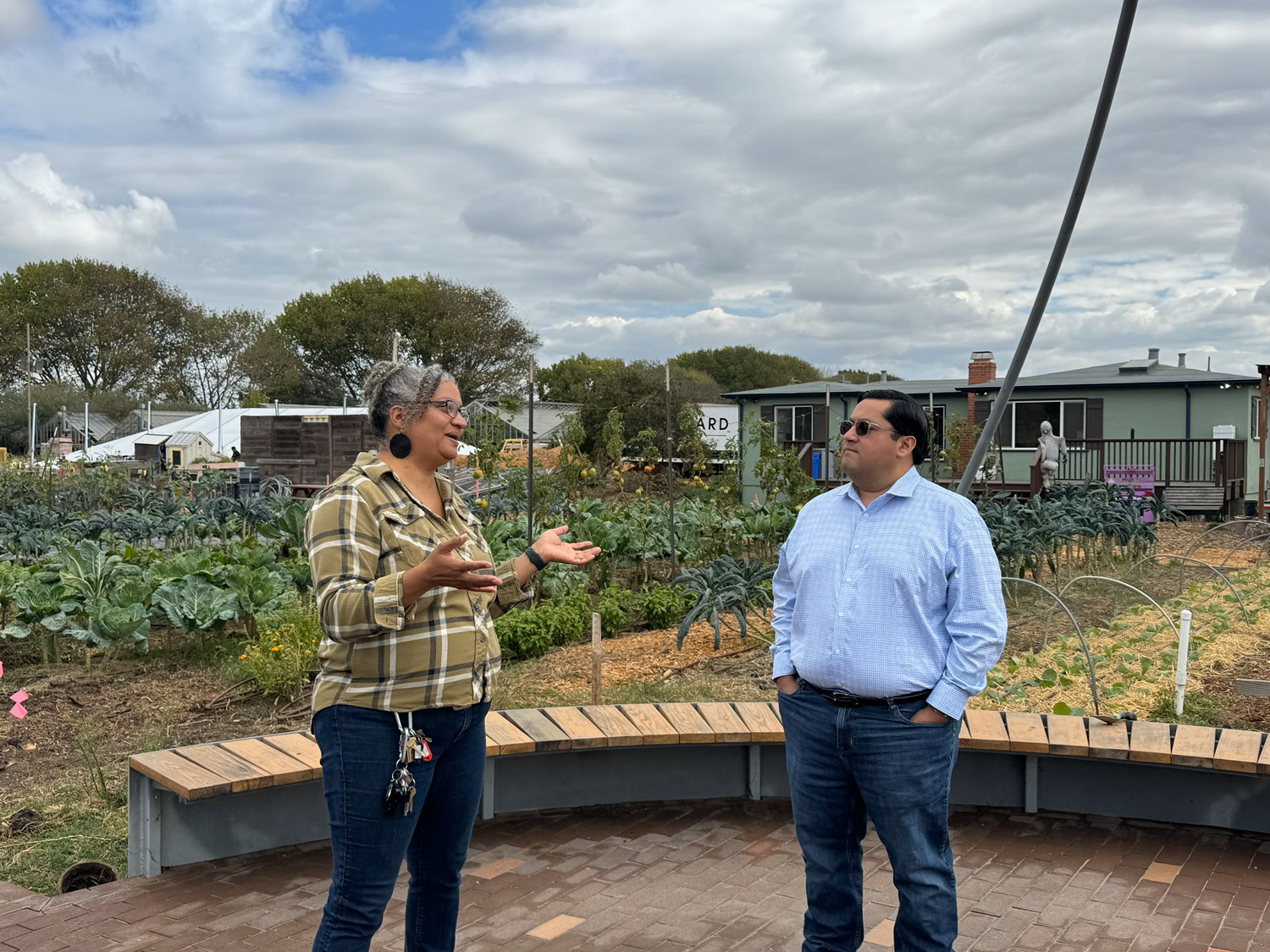 Arreguin on a Urban Tilth Tour