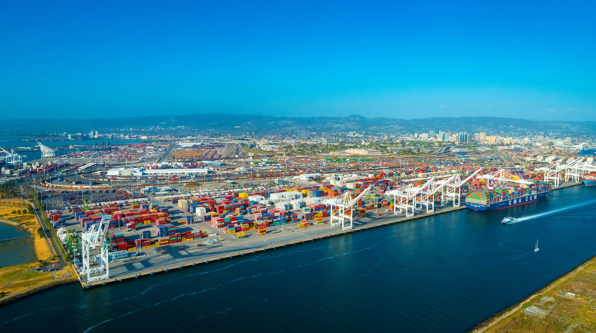 State funding is supporting infrastructure projects, including improvements to make the Port of Oakland greener.